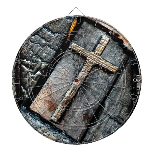 Kruis van bescherming dartbord (Voorkant)