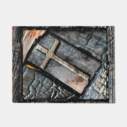 Kruis van bescherming deurmat (Voorkant)