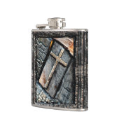 Kruis van bescherming heupfles (Links)