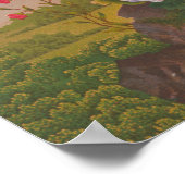  Kruis van Bloemen Hij is met Pasen opgestaan Poster (Hoek)