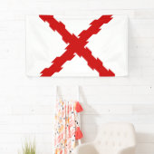 Kruis van de vlag van Bourgogne Spandoek (Insitu)