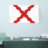 Kruis van de vlag van Bourgogne Spandoek (Beurs)