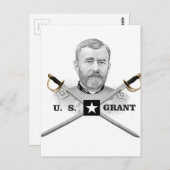 kruis van de vs subsidie briefkaart (Voorkant / Achterkant)