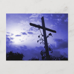 Kruis van Jezus Ik ben de Christelijke postkaart v