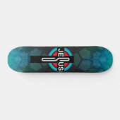 Kruis van Jezus Skateboard (Horizontaal)