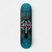 Kruis van Jezus Skateboard (Voorkant)