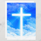 Kruis van Licht Jezus Christus  Christelijk (Voorkant / Achterkant)