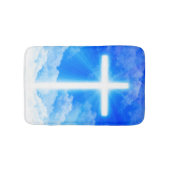 Kruis van Licht Jezus Christus  Christelijk Badmat (Voorkant)