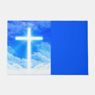Kruis van Licht Jezus Christus Christelijk Deurmat