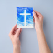 Kruis van Licht Jezus Christus  Christelijk Flyer (Hand)