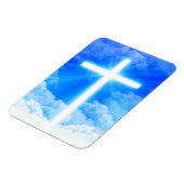 Kruis van Licht Jezus Christus  Christelijk Magneet (Linkerzijde)