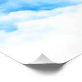 Kruis van Licht Jezus Christus  Christelijk Perfect Poster (Hoek)