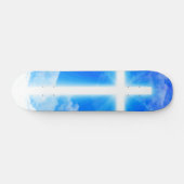 Kruis van Licht Jezus Christus Christelijk Skateboard (Horizontaal)