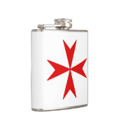 Kruis van Malta (rood) Heupfles (Rechts)