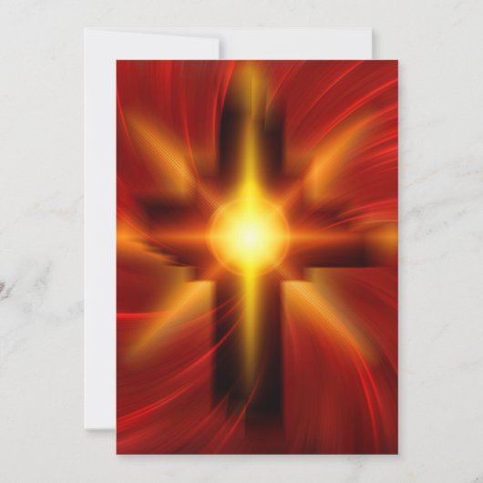 Kruis van onze Heer en Savior, Jezus Christus Kaart (Voorkant)