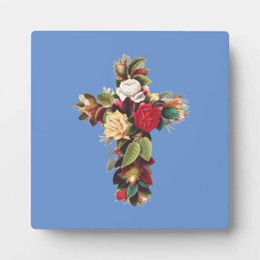 Kruis van Rozen Fotoplaat (Voorkant)