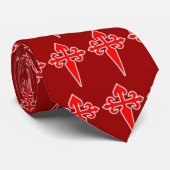 Kruis van Santiago Stropdas (Opgerold)