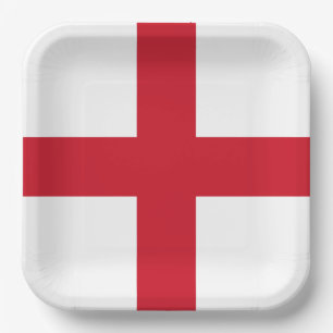 Kruis van St. George ~ Vlag van Engeland Papieren Bordje
