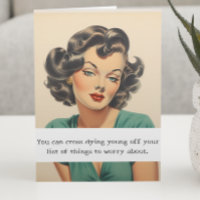 Kruis van stervende jong grappig sarcastisch