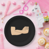 Kruisarmen Papieren Bordje (Feest)