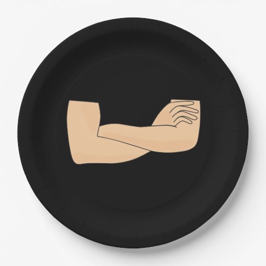 Kruisarmen Papieren Bordje (Voorkant)