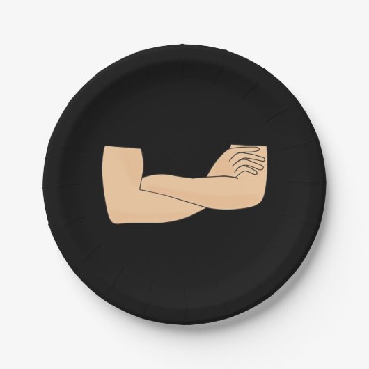 Kruisarmen Papieren Bordje (Voorkant)