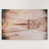 Kruisbeeld achter het altaar van het Batalha kloos Legpuzzel (Horizontaal)