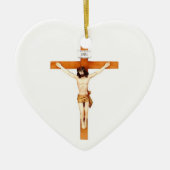 KRUISBEELD, KERAMISCH ORNAMENT (Voorkant)