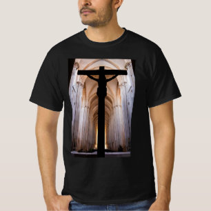 Kruisbeeld met Jezus Christus. Gotische Abdij van T-shirt