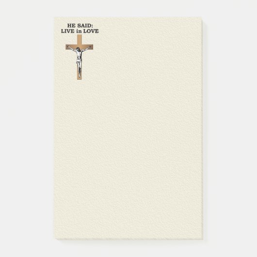 Kruisbeeld Post-it® Notes (Voorkant)