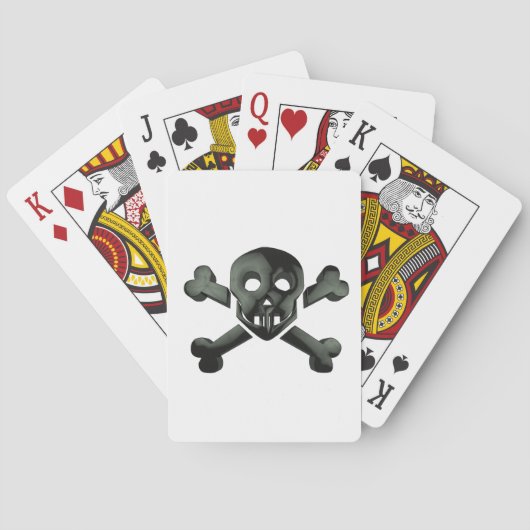 kruisbeenderen pokerkaarten (Achterkant)
