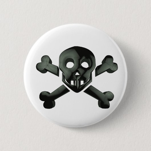 kruisbeenderen ronde button 5,7 cm (Voorkant)