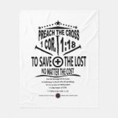 Kruisbericht Fleece Deken (Voorkant)