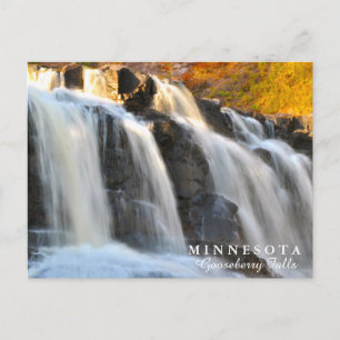 Kruisbeswatervallen Minnesota Ansichtkaart Briefkaart
