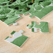 Kruisdoorsnede van leder legpuzzel (Zijkant)