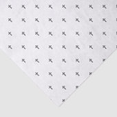 Kruisen - Grijs Tissuepapier (Detail)