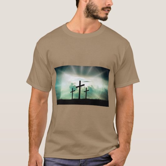 Kruisen in het Clouds Faith T-shirt (Voorkant)