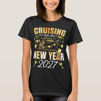Kruisen in het nieuwe jaar 2027 Vrouwen T-shirt