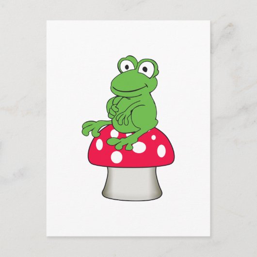 KRUISEN OP TOADSTOOL BRIEFKAART (Voorkant)