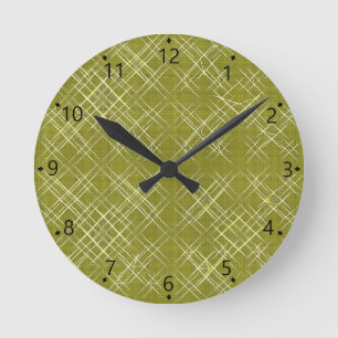 Kruisende Elegantie Ronde Klok