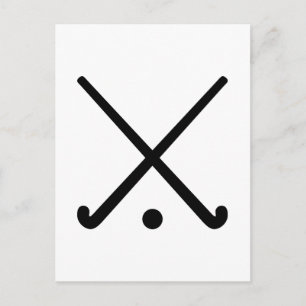 Kruisende hockeyclubs briefkaart