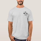 Kruisende pijlen - voor- en achterlichte shirten t-shirt (Voorkant)