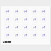 Kruisende wacht, school kruisende wacht ronde sticker (Vel)