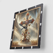  kruisgotische kathedraal vierkante klok (Hoek)