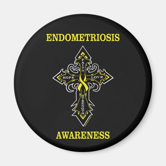 Kruisheid/bewustwording.. Endometriose Magneet (Voorkant)