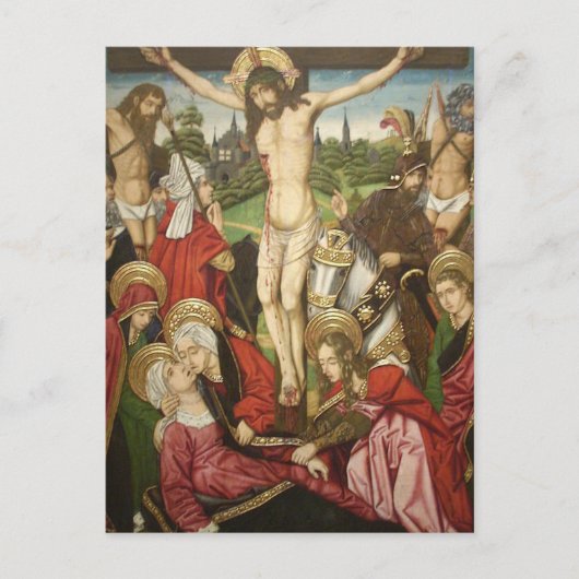kruisiging briefkaart (Voorkant)