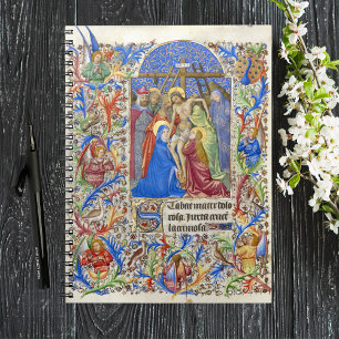 Kruisiging Maagd Maria Lent Goede Vrijdag Religieu Notitieboek