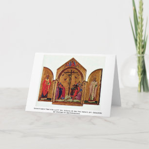 Kruisiging Triptiek Links: St. Nicolaas Feestdagen Kaart