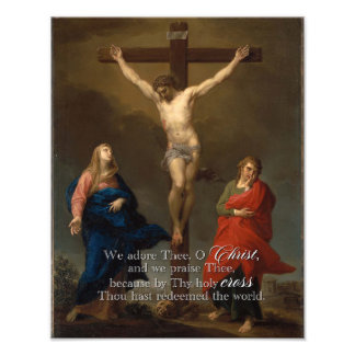 Kruisiging van Christus 11x14 print Foto Afdruk