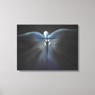 kruisiging van Christus met de Heilige Geest Canvas Afdruk